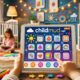 A colorful depiction of childmud.net showcasing interactive tools and activities for kids in a vibrant digital interface.