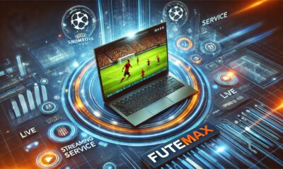 Streaming platform interface of Futemax showcasing live sports events, representing the modern digital viewing experience.