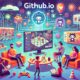 GitHub.io games showcasing a vibrant collection of indie browser-based titles