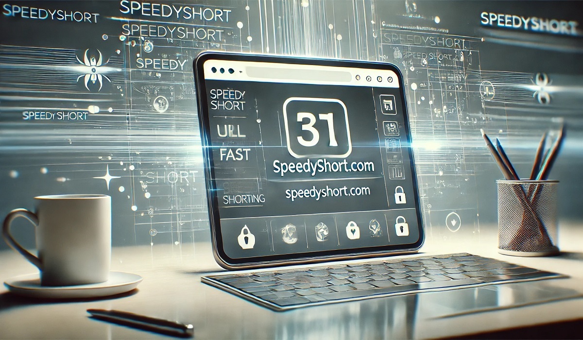 A screenshot of Speedyshort.com showcasing its sleek, user-friendly URL shortening platform.