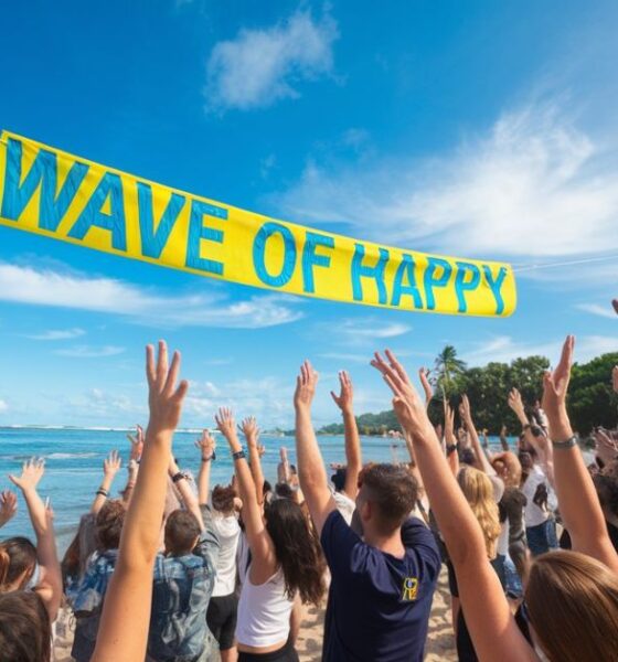 Journey of positivity and happiness with wave_of_happy_