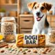 A nutritious dogi bar with healthy ingredients for pets.