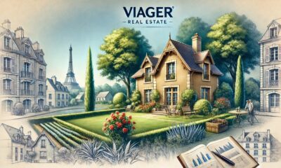 depiction of viager property investment concept