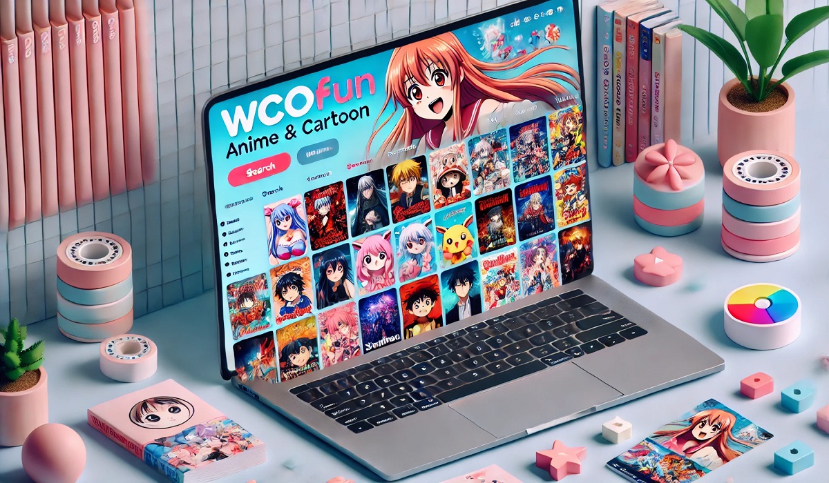 Wcofun anime and cartoon streaming platform interface