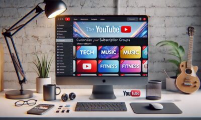 youtube订阅分组插件 interface with organized subscriptions